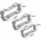 thumbnail image 5 of Stainless Steel Cookie Cutter Set - 3-Piece Baking Tool for Shaping Treats, 5 of 5