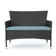 thumbnail image 4 of Noble House Cape Coral Outdoor 6 Seater Sectional Sofa Chat Set Silver, 4 of 36