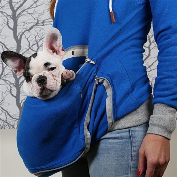 Winter Warm Kitted Hoodie Pet Bag Dog Carrier Holder Pullover Walmart