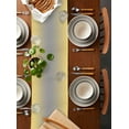 thumbnail image 2 of Boanket Yellow Gray Ombre Table Runner - 90 Inch Long, Kitchen Dining Table Runner Dresser Scarves, Modern Gradient Abstract Art Farmhouse Home Decor for Coffee Table Wedding Party Banquet, 2 of 8