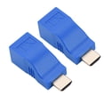 thumbnail image 2 of Adaptador extensor HDMI (1 par) RJ45, transmisor y receptor de amplificación de señal de 30 metros., 2 of 12