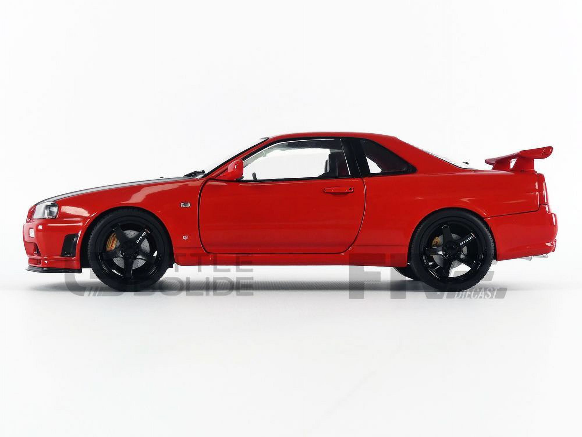 SOLIDO Nissan Skyline R34 GT-R Active Red 1/18 S1804305