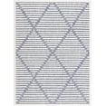 thumbnail image 2 of BoutiqueRugs Anah Contemporary Area Rug - Outdoor Safe - Navy, Off White, Denim - 18" x 18" Sample, 2 of 18