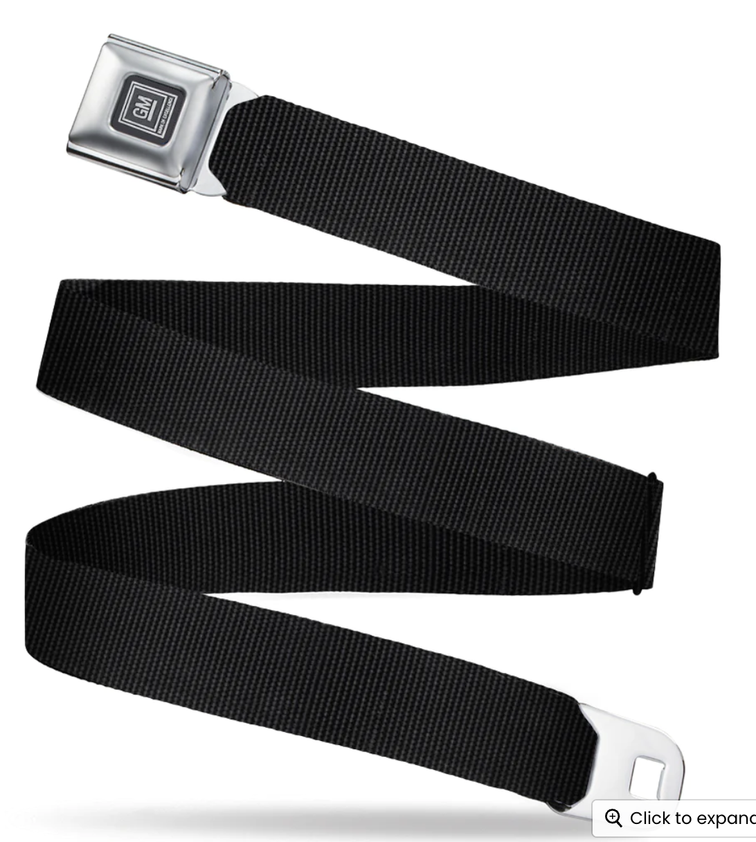 Official GM Logo Seatbelt Seat Belt Buckle Official Chevrolet GMC Cadillac Walmart