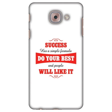 Samsung Galaxy J7 Max Case, Premium Handcrafted Printed Designer Hard ShockProof Case Back Cover for Samsung Galaxy J7 Max SM-G615F - Success Do Your (Best Phone For Your Buck)