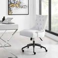 thumbnail image 5 of Computer Work Desk Tufted Chair, Fabric, Black White, Modern Contemporary Urban Design, Home Business Office Furniture, 5 of 9