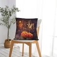 thumbnail image 5 of Pofeuu Butterfly Sitting on a Flower Print Double-sided plush pillowcase Square Throw Pillow Covers Pillows Cover for Living Room Bedroom Sofa Couch Cushion Cover（No pillow core）-12"x12", 5 of 7
