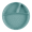 Aqua Green, variant on MinikOiOi Portions - Powder Gray 100% Food Grade Silicone Plates With Suction and High Holding Capacity, BPA Free - 6m+ Unisex - Infant, Does Not Bend Easily