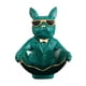 thumbnail image 1 of Figura de bulldog elegante para guardar snacks, dulces y chocolates. Plato decorativo ideal para regalo. Verde, 1 of 9