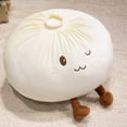 thumbnail image 3 of Steamed Soup Dumplings Plush Toys Huggable Cushion Cuddly Pillow Cushion Stuff Dolls Food Plush Plushie Stuffed Animals Valentine'S Day/Birthday/Holiday A - One Size, 3 of 8