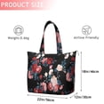 thumbnail image 4 of Pioneer Flower Floral Print Pattern Travel Tote Bags for Women Carry On,Large Weekender Bags for Women Travel,Multi Functional Duffle Bag for Work,Shopping,Sports, 4 of 5