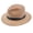 Toast, variant on Trailhead Palm Straw Fedora Hat - XXL - Toast Tan