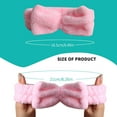 thumbnail image 3 of Spa Headband,Makeup&Skincare Headbands,Headband for Washing Face,Teen Girls Stocking Stuffers Fuzzy Hair Bands for Women,Christmas Gifts for Teens, 3 of 6