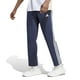 thumbnail image 1 of Pantalones adidas para hombre, talla Essentials, forro polar, dobladillo abierto, 3 rayas, 1 of 3