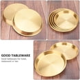 thumbnail image 3 of BESTYASH 1Ud De Cobre Dorado Para Servir Comida Con Acero Inoxidable Premium, 3 of 8