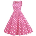 thumbnail image 1 of B91xZ Robes Décontractées pour Femmes 2024 Robe de Soirée Longue Sans Manches à Col en V Profond Décontractée, Rose S, 1 of 5