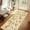 Ivory/Yellow, variant on Floral 5x7 Area Rug Machine Washable Soft Print Boho Carpet Non Slip Doormat Low Pile Flower Area Rugs for Living Room Bedroom Nursery Kitchen Dining Room Indoor-Ivory/Yellow
