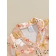 thumbnail image 5 of Satin Pajama Set for Kid Baby Girl Boy Button-up Tops Shorts Sleepwear Nightwear Loungewear Outfits, 5 of 9