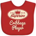 thumbnail image 3 of Inktastic Cribbage Player Vintage Superior Boys or Girls Baby Bib, 3 of 4