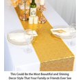 thumbnail image 3 of Camino de mesa de lentejuelas doradas, caminos de mesa de fiesta de 12x72 pulgadas, decoración de cumpleaños, camino de mesa de comedor, decoración del hogar, camino de mesa de boda Sincero Electrónica, 3 of 5