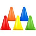 thumbnail image 4 of Balde de señal de entrenamiento de fútbol de 23 cm de altura, conos resistentes a la presión, accesorio deportivo para entrenamiento de fútbol y baloncesto al aire libre, 5 colores, 4 of 5