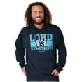 thumbnail image 5 of Christian Faith Lord is Strength Hoodie Sweatshirt Women Men Brisco Brands S, 5 of 6