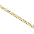 thumbnail image 6 of 10K Yellow Gold 4.80mm Double Cuban Curb Italian Link Chain Necklace 20 Inch, 6 of 7