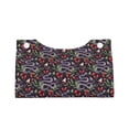 thumbnail image 4 of Lsque Snakes And Snake Fruit Printed Long Tissue Box Cover Holder, Facial Paper Organizer Dispenser,Triangle with Bottom Belt, PVC Leather Decorative Organizer, 4 of 9