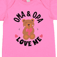 thumbnail image 4 of Inktastic Oma and Opa Love Me Grandchild Bear Girls Baby Bodysuit, 4 of 5