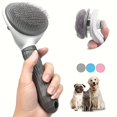 thumbnail image 5 of 1pc Gentle Pet Wire Brush - Ergonomic Soft-Grip Handle, Advanced Self-Cleaning Design, Gentle Floating Pins for Easy Hair Removal - Suitable for Dogs and Cats of All Sizes and Breeds, 5 of 5