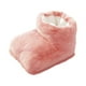 thumbnail image 1 of Calentador de pies con enchufe USB, zapatos calefactores de felpa suave que mantienen el calor, zapatos eléctricos con calefacción para mujeres y niñas (rosa, 5 V), 1 of 4