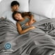 thumbnail image 4 of Bare Home Manta de Felpa de Microfibra 300 G/M², Suave y Afelpada, Gigante, Color Gris, 4 of 9