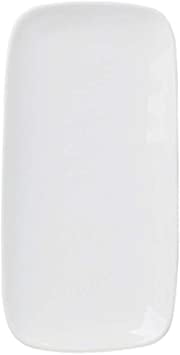 HIC Kitchen Sushi Plate Set, Fine White Porcelain Plate 4.5 X 9 IN.SUSHI