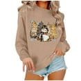 thumbnail image 2 of Wancir Christmas Sweatshirts for Women Merry Christmas Tree Graphic Long Sleeve Xmas Vacation Pullover Christian Tops, 2 of 4