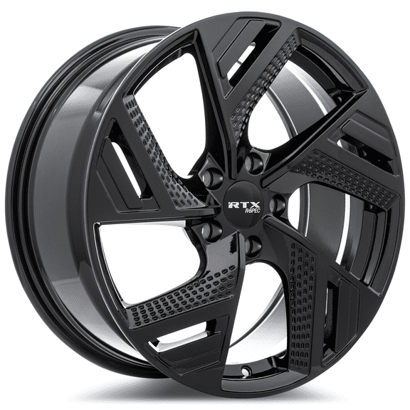 17x7.5 RTX RS09 Gloss Black Wheel 5x4.5 (40mm)