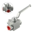 thumbnail image 7 of 1PCS Hydraulic 3 Way High Pressure Ball Valve - 1/4\" to 1\" For BSP - 500 Bar MWP, 7 of 7