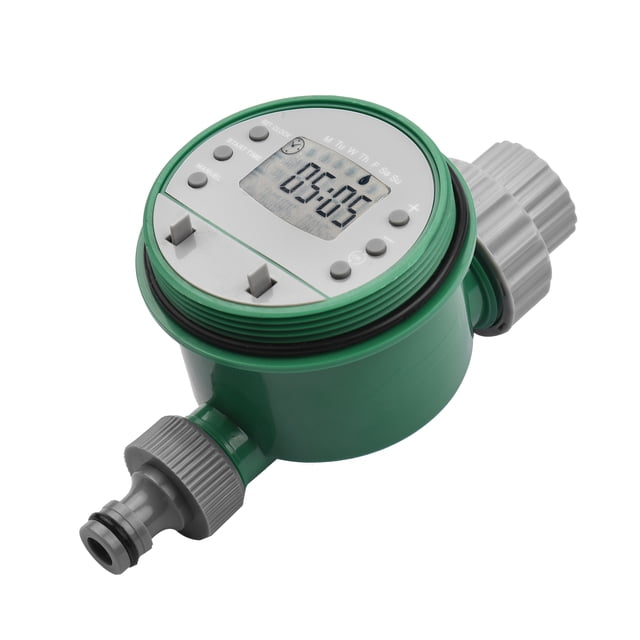 Riwcyla Digital Automatic Watering Timer Programmed Garden Irrigation Timer Battery Operated Intelligent Irrigation Controller for Lawn Farmland Courtyard Greenhouse