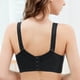 thumbnail image 2 of Gibobby Sujetadores deportivos para mujer Sujetador de yoga de soporte medio acolchado con tiras Sujetador de entrenamiento Brasier sin varillas para mujer(Negro,95E), 2 of 5