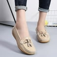 thumbnail image 5 of Women Penny Loafer Casual Comfort Slip on Shoes Walking Flat Driving Wide Width Shoes Ladies, 5 of 8