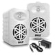thumbnail image 1 of PyleUsa Bluetooth Indoor Outdoor Speakers Pair - 500 Watt Dual Waterproof 5.25” 2-Way Full Range Speaker System w/ 1/2” High Compliance Polymer Tweeter - Home, Boat,Deck, Patio, Poolside - PDWRBT56WT, 1 of 5