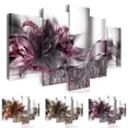 thumbnail image 5 of 5PCS Modern Art Oil Painting Drawing Canvas Print Wall Picture Decor Unframed HD Abstract Flower, 5 of 7