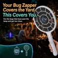 thumbnail image 2 of lectric Fly Swatter, Bug Zapper Companion, Mosquito Killer Racket | 3mm Mesh,  AA Battery Operated (not incl), for Indoor & Outdoor, 2 Packs, 2 of 6