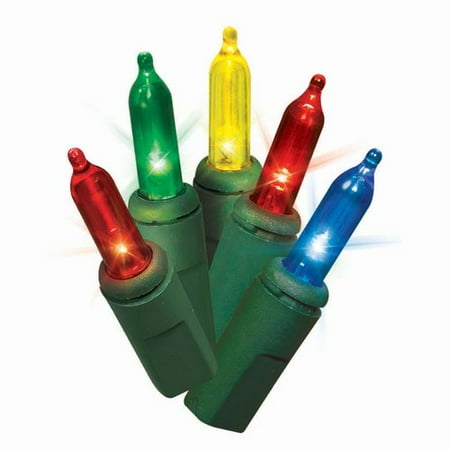 holiday time multi color led mini lights 50 count holiday time multi color led mini lights 50 count