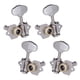 thumbnail image 2 of Clavijas de afinación para ukelele 2L2R Cabezas de Sintonizadores Llaves Piezas de instrumentos Plata Gloria Clavijas de afinación de ukelele, 2 of 9