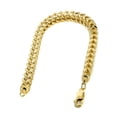 thumbnail image 2 of Semi Solid  Mens Franco Bracelet 10K/14K Yellow Gold, 2 of 5
