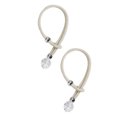 thumbnail image 1 of Paquete de 2 soportes decorativos NQ para cortinas lazos de cuerda ajustables beige, 1 of 3