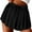 Black, variant on Kilaqueen Women Pleated Tennis Skirts High Waisted Ruffle Flowy Athletic Golf Comfy Running Yoga Workout Skorts with Drawstring Summer Outfits
