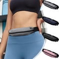 thumbnail image 1 of Riñonera deportiva para correr, impermeable, a prueba de golpes, riñonera de fitness delgada para llaves de teléfono | Correa reflectante ajustable | Orificio para auriculares | Ciclismo Senderismo, 1 of 5