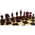 thumbnail image 5 of BLOOD ROSEWOOD DRAGON 4 5/8" Large Staunton Chess Set W 20" Ebony Board, 5 of 6