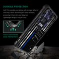 thumbnail image 4 of Daizag Compatible Con Iphone Xs Max Caso Protección Integral A Prueba De Golpes Anti-Arañazos Tpu Fundas Para Hombre Mujer-Policía Estadounidense Bandera Americana, 4 of 5